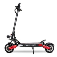 Nanrobot LS7+ Electric Sähköinen skootteri | Äärimmäinen suorituskyky | 2400W (4800W Peak) Teho | 55mph nopeus | 40Ah akku | 45mi Range | Dual Motor Design | Korkean suorituskyvyn kuljetus