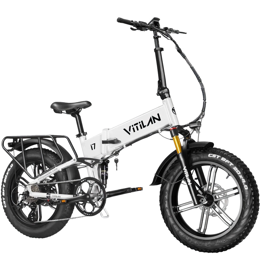 I7 Pro 3.0 kokoontaitettava sähköpyörä - 1200W teho | 20Ah akku | 28mph nopeus | 65mi Range