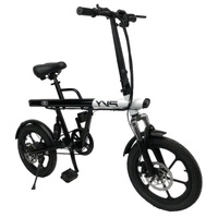 PVY S2 kokoontaitettava sähköpyörä - 250W teho | 7.5Ah akku | 15.5mph nopeus | 37mi Range
