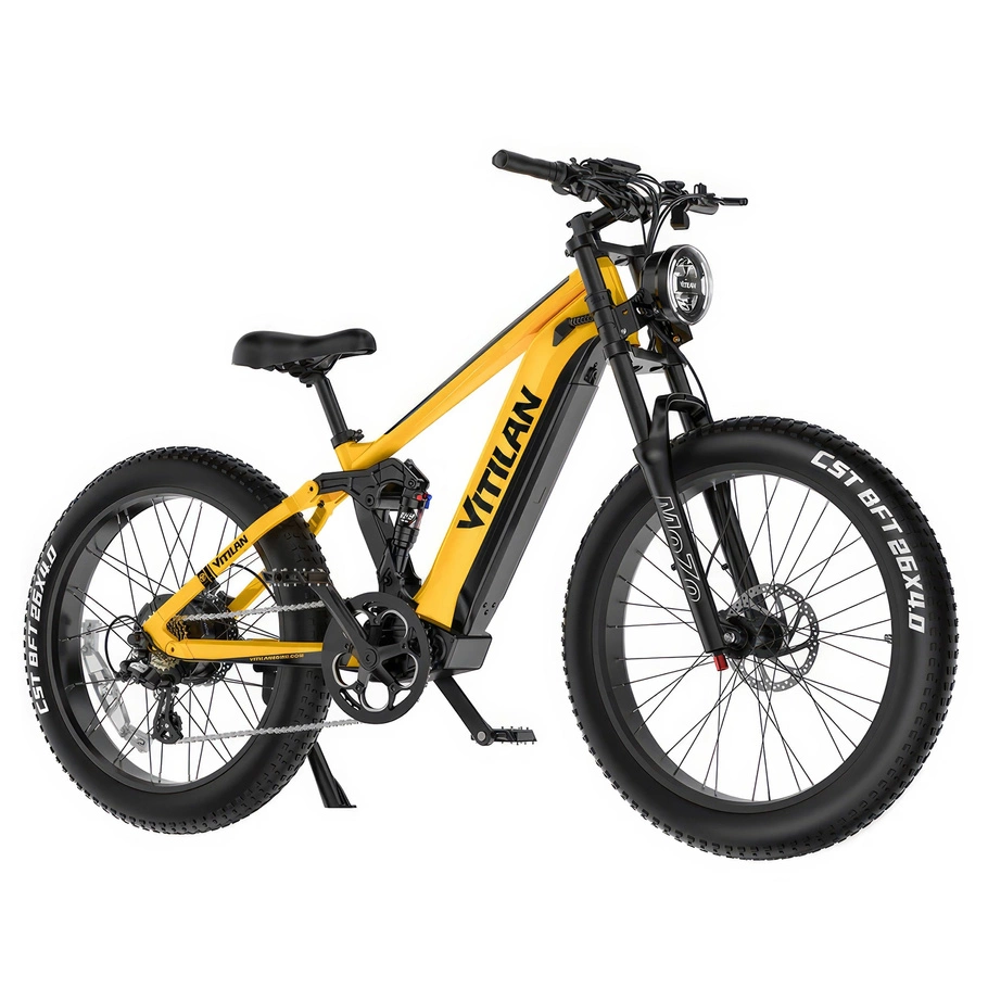 Vitilan T7 Electric Mountain Bike - 1200W teho | 20Ah akku | 28mph nopeus | 80mi Range