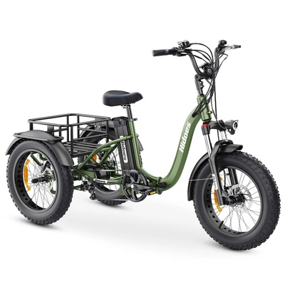 Hidoes ET1 Electric Tricycle - 750W teho | 20Ah akku | 25mph nopeus | 59mi Range