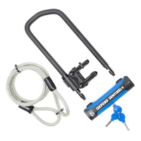 U Lock Oxford Sentinel Pro Duo 320MM X 177MM D Lock Secure Ebike Esähköinen skootteri SIlver Rating panssaroitu kaapeli