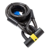 Panssaroitu kaapeli 2m x 15mm Lock Mini Shackle Oxford Barrier Ebike Sähköinen skootteri