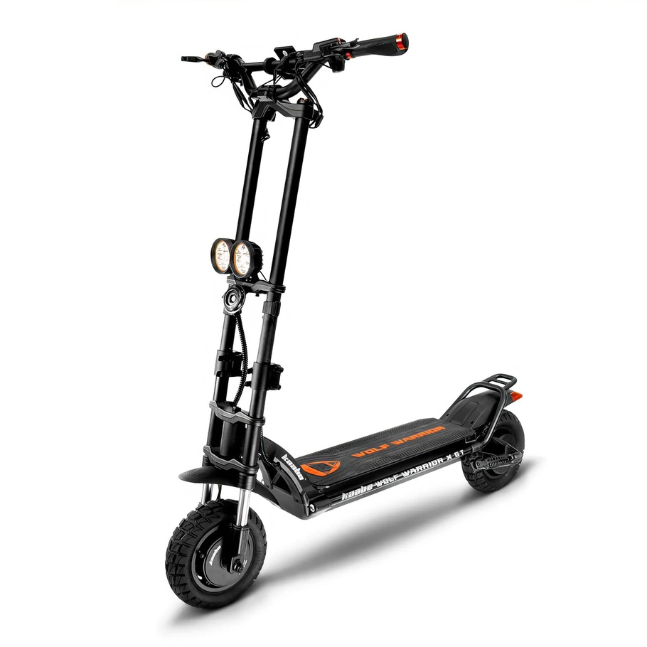 Kaabo Wolf Warrior X GT Electric Sähköinen skootteri | High Performance | 2200W (3500W Peak) Teho | 44mph nopeus | 29Ah akku | 69mi Range | Dual Motor Design | Premium Sport Transport