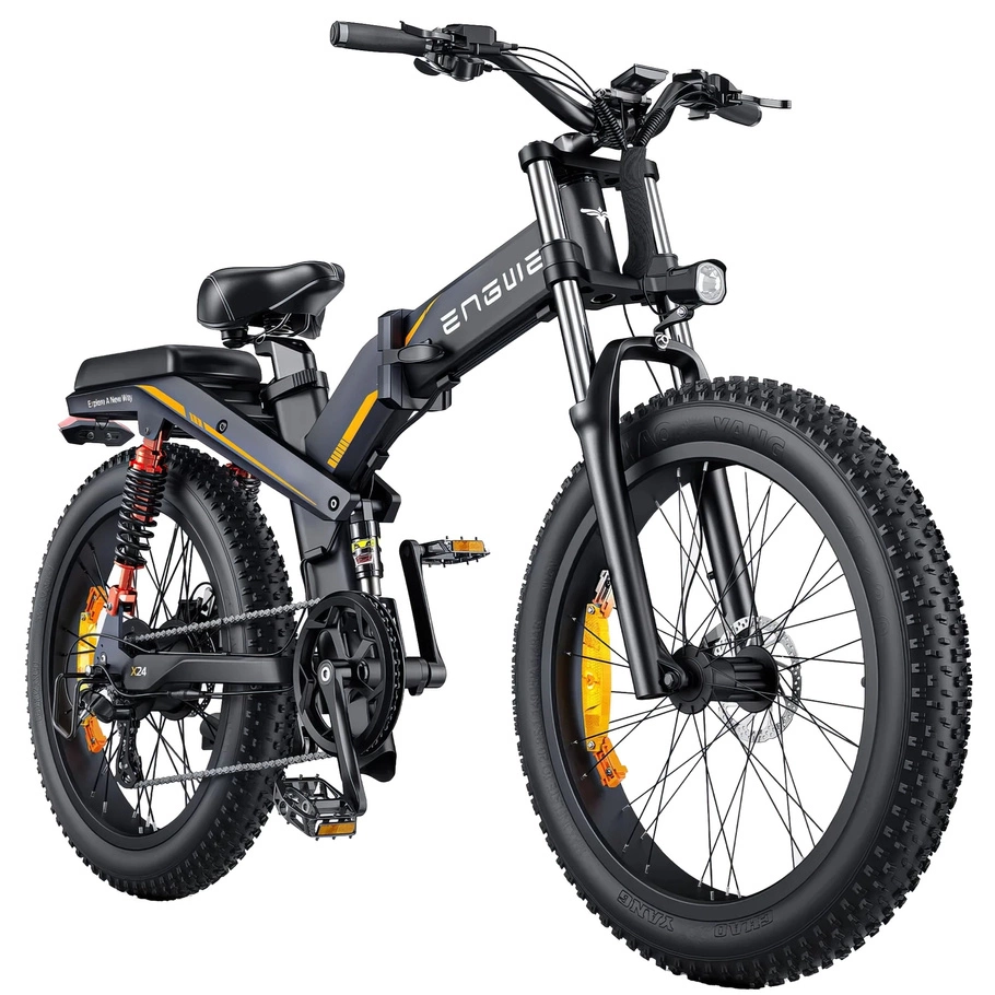 ENGWE X24 kokoontaitettava sähköpyörä - 1000W / 29.2Ah / 93mi [150km] Range / 31mph [50kph] Speed