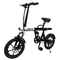 PVY S2 kokoontaitettava sähköpyörä - 250W teho | 7.5Ah akku | 15.5mph nopeus | 37mi Range