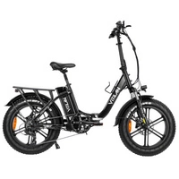 Vitilan U7 kokoontaitettava sähköpyörä - 750W teho | 20Ah akku | 28mph nopeus | 65mi Range