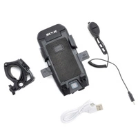 Puhelimen pidike, jossa on Power Bank LED-valo