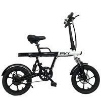 PVY S2 kokoontaitettava sähköpyörä - 250W teho | 7.5Ah akku | 15.5mph nopeus | 37mi Range