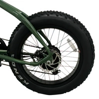 Starsfly Step-Through sähköpyörä | 500W (750W Peak) Teho | 21mph nopeus | 13Ah akku | 37mi Range | Taitettava Fat Tire
