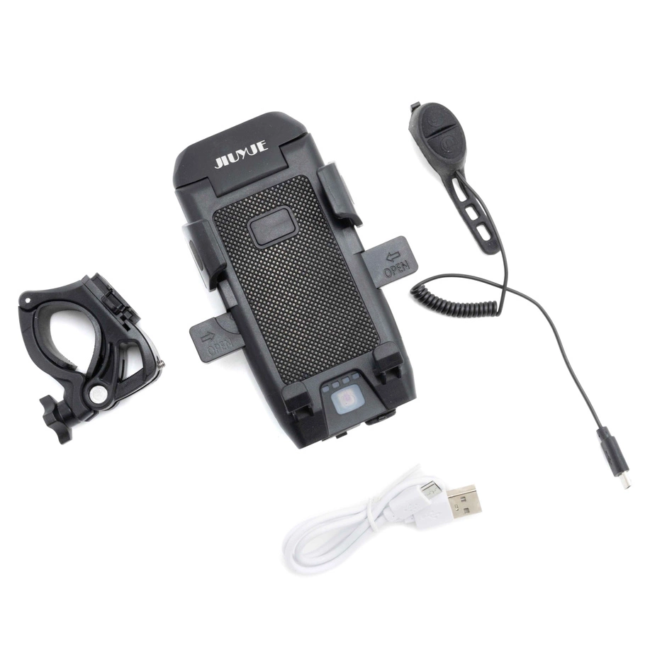 Puhelimen pidike, jossa on Power Bank LED-valo