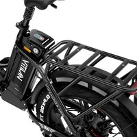 Vitilan U7 kokoontaitettava sähköpyörä - 750W teho | 20Ah akku | 28mph nopeus | 65mi Range