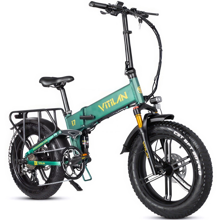 Vitilan I7 Pro 3.0 kokoontaitettava sähköpyörä - 750W teho | 20Ah akku | 28mph nopeus | 65mi Range