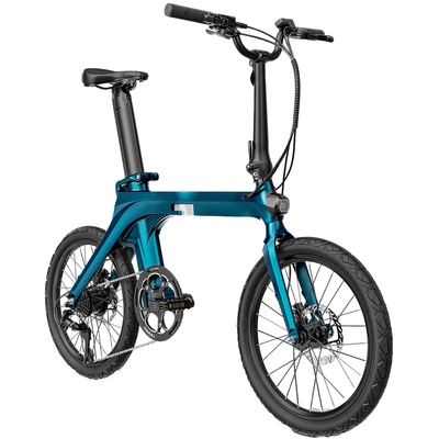 Fiido X 2025 kokoontaitettava sähköpyörä - 250W teho | 11.6Ah akku | 15.5mph nopeus | 81mi kantama | Rise ohjaustanko | Rise ohjaustanko