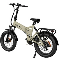 PVY Z20 Pro kokoontaitettava sähköpyörä - 1000W teho | 16.5Ah akku | 31mph nopeus | 75mi Range