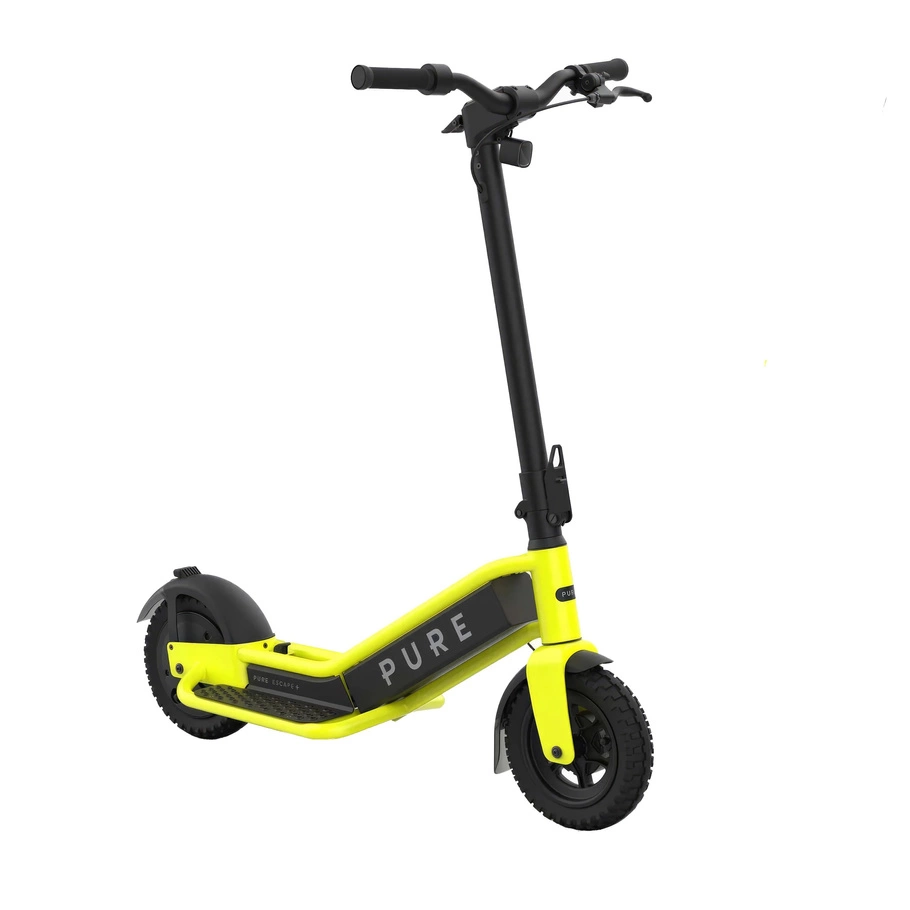Pure Escape+ Electric Sähköinen skootteri - 900W teho | 12Ah akku | 15.5mph nopeus | 31mi Range