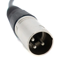 Sovitin DC 2.1mm x 5.5mm XLR 3 PIN -liitäntään 2.1mm x 5.5mm