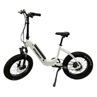 Starsfly Step-Through sähköpyörä | 500W (750W Peak) Teho | 21mph nopeus | 13Ah akku | 37mi Range | Taitettava Fat Tire