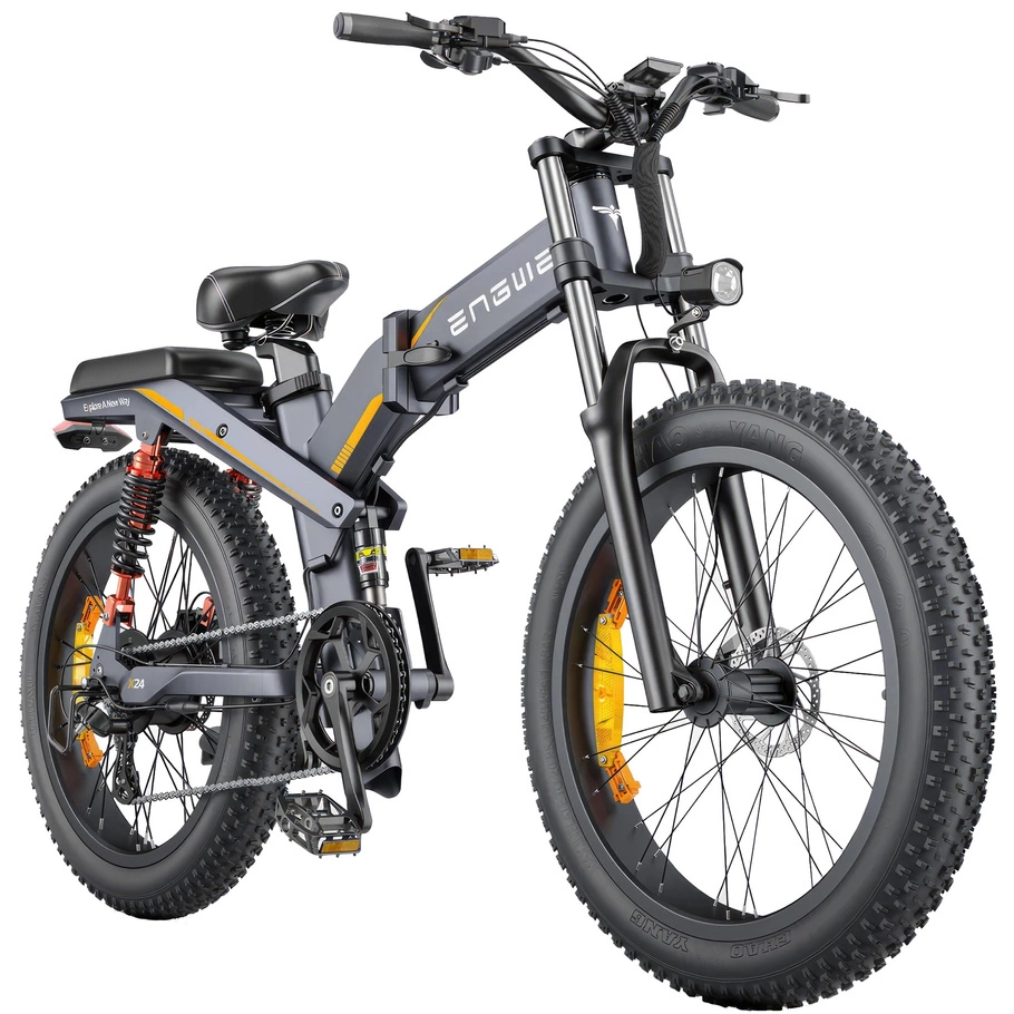 ENGWE X24 kokoontaitettava sähköpyörä - 1000W / 29.2Ah / 93mi [150km] Range / 31mph [50kph] Speed