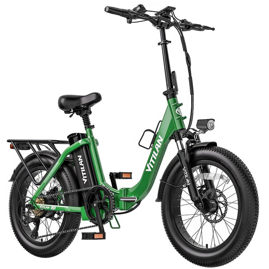 Vitilan U3 kokoontaitettava sähköpyörä - 750W teho | 13Ah akku | 28mph nopeus | 45mi Range