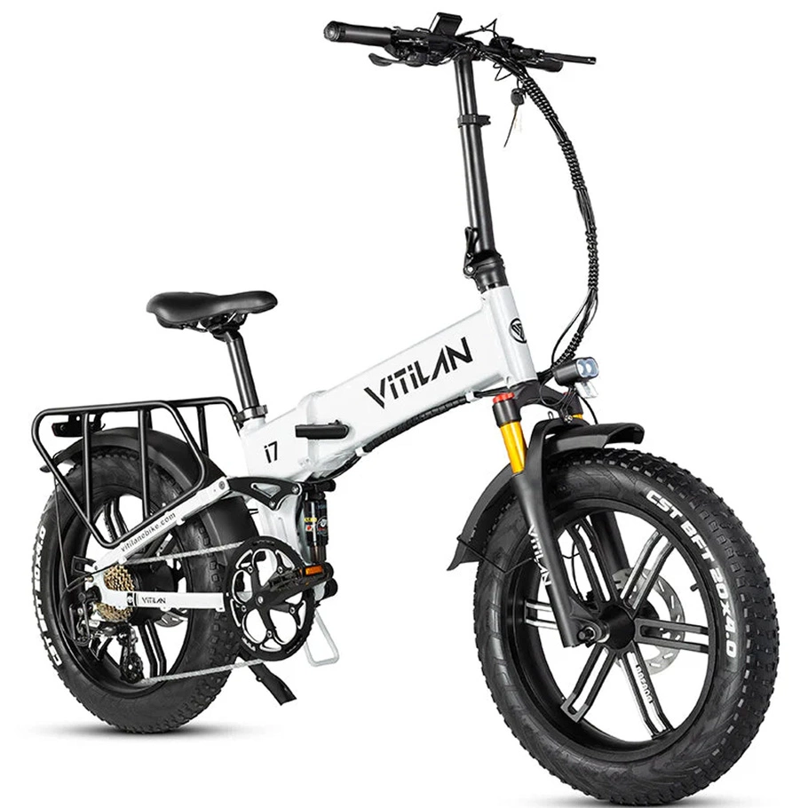 Vitilan I7 Pro 3.0 kokoontaitettava sähköpyörä - 750W teho | 20Ah akku | 28mph nopeus | 65mi Range