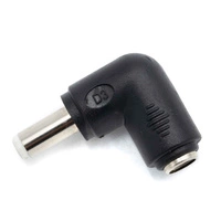 DC-sovitin 5.5mm x 2.1mm - 5.5mm x 2.5mm