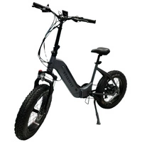 Starsfly Step-Through sähköpyörä | 500W (750W Peak) Teho | 21mph nopeus | 13Ah akku | 37mi Range | Taitettava Fat Tire