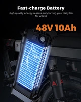 ENGWE T14 Taitettava sähköpyörä - 600W teho | 10Ah akku | 30mph nopeus | 50mi Range