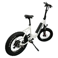 Starsfly Step-Through sähköpyörä | 500W (750W Peak) Teho | 21mph nopeus | 13Ah akku | 37mi Range | Taitettava Fat Tire
