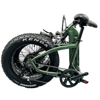 Starsfly Step-Through sähköpyörä | 500W (750W Peak) Teho | 21mph nopeus | 13Ah akku | 37mi Range | Taitettava Fat Tire