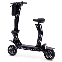 Machine Fox Electric Sähköinen skootteri | Extreme Performance | 2400W (3200W Peak) Power | 43mph Speed | 20.4Ah Battery | 43mi Range | Full Metal Design | Premium Urban Transport