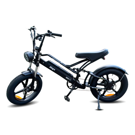 Allegro City Chopper Hydraulinen jarru 30 mph Täysi jousitus Ebike